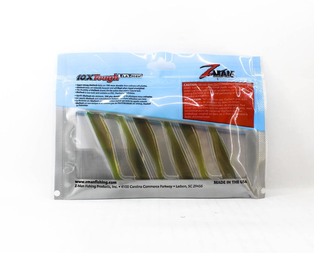 Zman Soft Lure Slim SwimZ 3 Inch 6/Pack Motor Oil (1574)