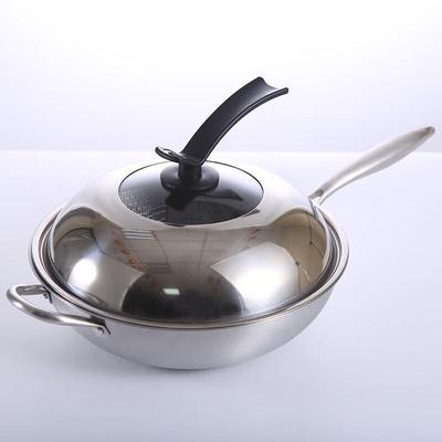 Triceratops Traum Antihaftbeschichteter Edelstahl-Wok