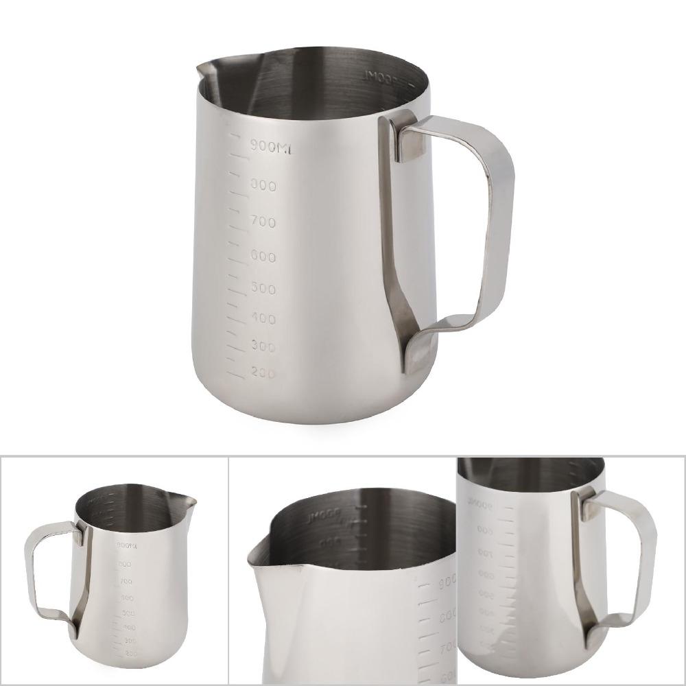 Stainless Steel Coffee Jug Safe Handle Milk Frothing Pot Latte Art Latte Pitcher Coffee Making
