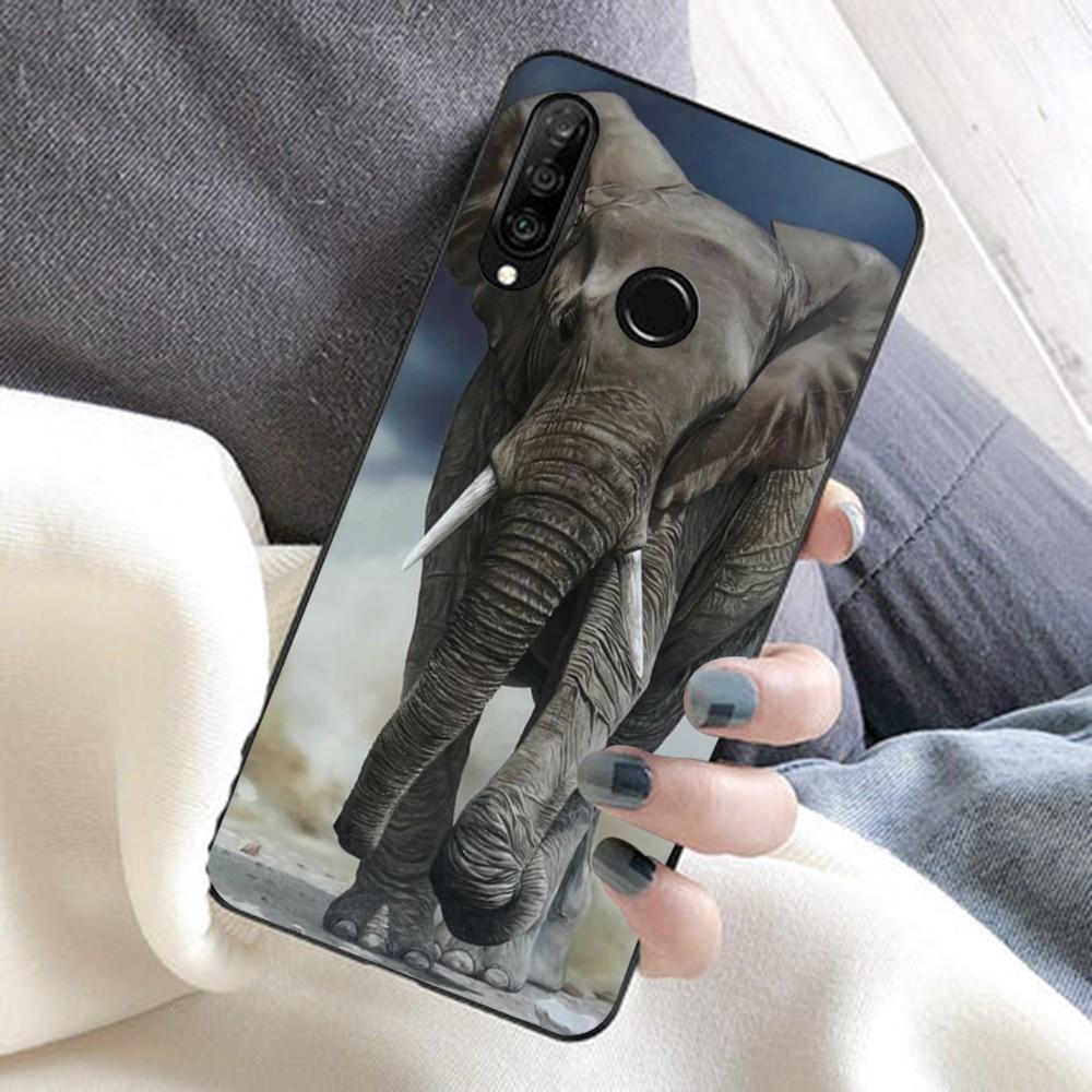 Elephant Phone Case For Huawei Honor 10 Lite 9 20 7A 9X 30 50 60 70 Pro Plus Soft Silicone Cover