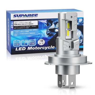 SUPAREE H4 LED Bike Genuine Size H4 LED Bike Headlight Compatible with Vehicle Inspection