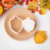 Cookie Embosser Mold Thanksgiving Day Autumn Biscuit Mold Pumpkin Turkey Chestnut Fondant Biscuit Cutter Molds Baking Tool 1