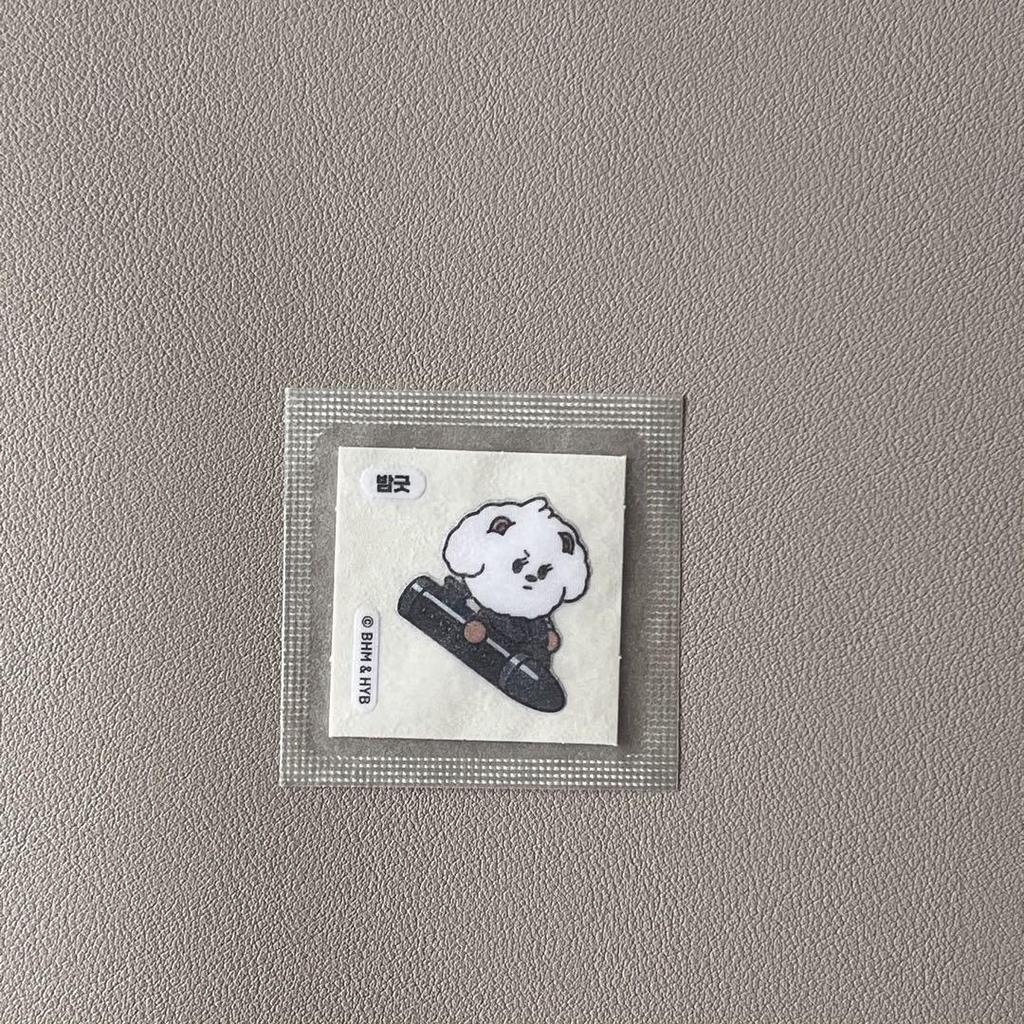 [USED] TXT Purbatu Bamguk Face Keyring Sticker Biscuit