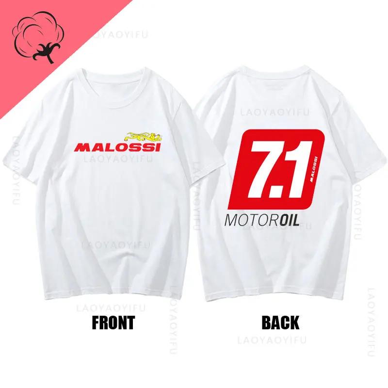 Gorąca Sprzedaż Nowa Moda Motyw Malossi 100%Bawełna Letnia Odzież Uliczna Krótki Rękaw T-Shirt Y2k Śmieszna Koszulka Unisex Graficzna Siłownia