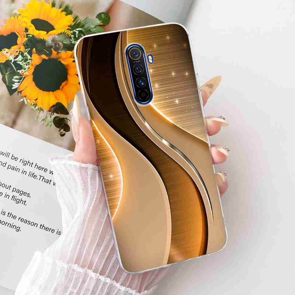 For Realme X 2 X2 Pro RMX1931 Case Cartoon Cat Simple Silicone Cover For Oppo Realmex2 Pro Phone Case Shockproof Bumper