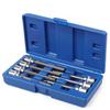 7pcs 3/8" Drive Extra Long Allen Hex Bit 3-10mm Impact Adapter Allen Key Socket Bit Set Automotive Hand Tools With Storage Case