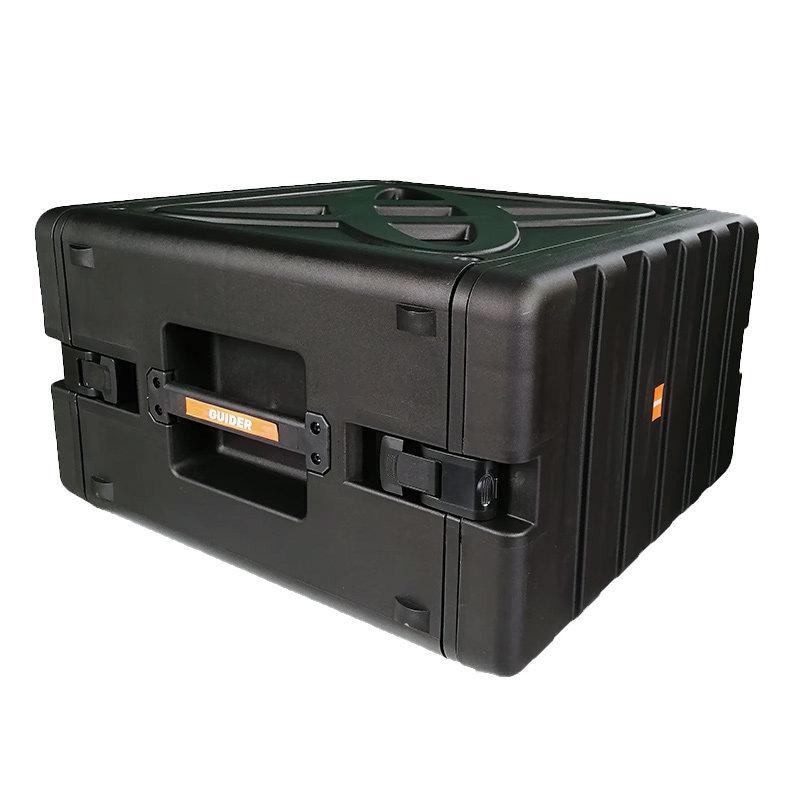 4U 19-Inch PP Plastic Flight Case Rack for AV Equipment & Amplifiers