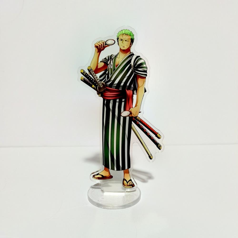One Piece Acrylic Stand Luffy Zoro Ace Usopp Boa Buggy Edward Robin Anime Action Figures 16cm 3D Model Toys Decor Toys For Kid