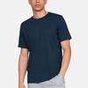 Under Armour Logo Print Sports Fitness Running T-Shirt Men Tops Navy-Blue 1326799-408