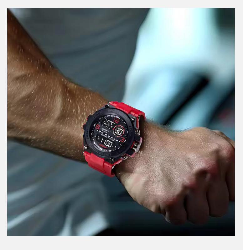 2025 Top Luxury Electronic Watch for Man Outdoor Sport Watch Stopwatch Waterproof Calendar Digital Clock 24355