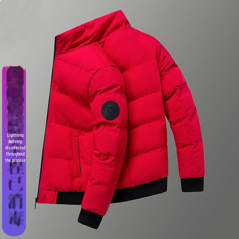 Men's Winter Thickened Cotton Jacket, New Casual Youthful Style, Trendy All-Match Top