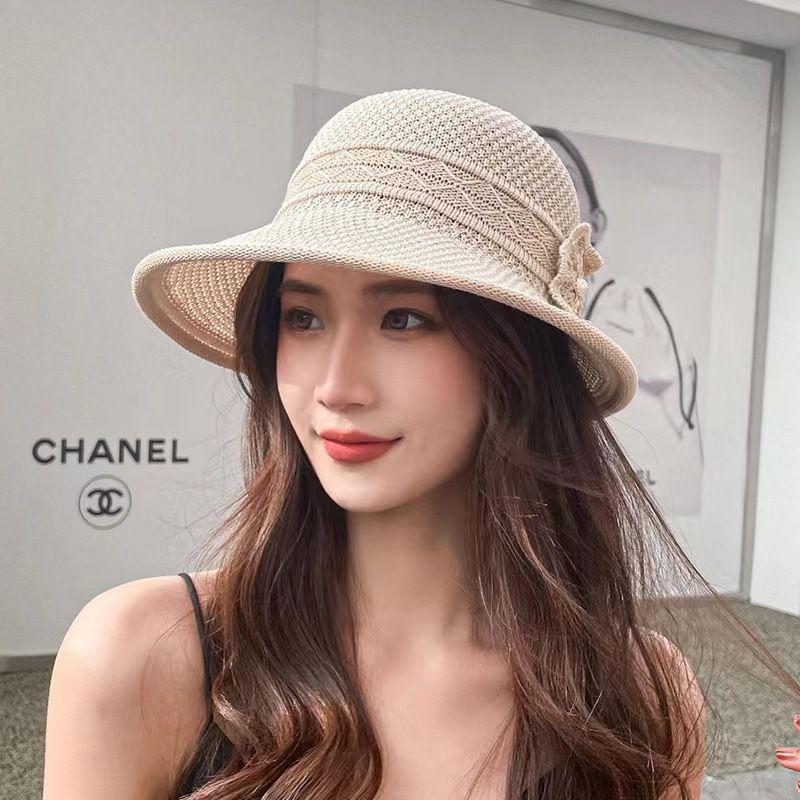 Summer Women's Hat Fresh Sunshade Hat Grass Hat Fisherman Hat Simple and Versatile Sun Hat Women
