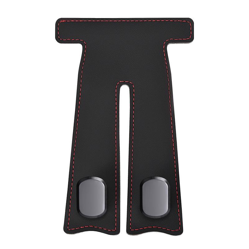 Car Glove Box Purse Hook Universal Hidden Car Hook Pu Leather Hanging Hooks Interior Seat Back Hanger Hook Accessories