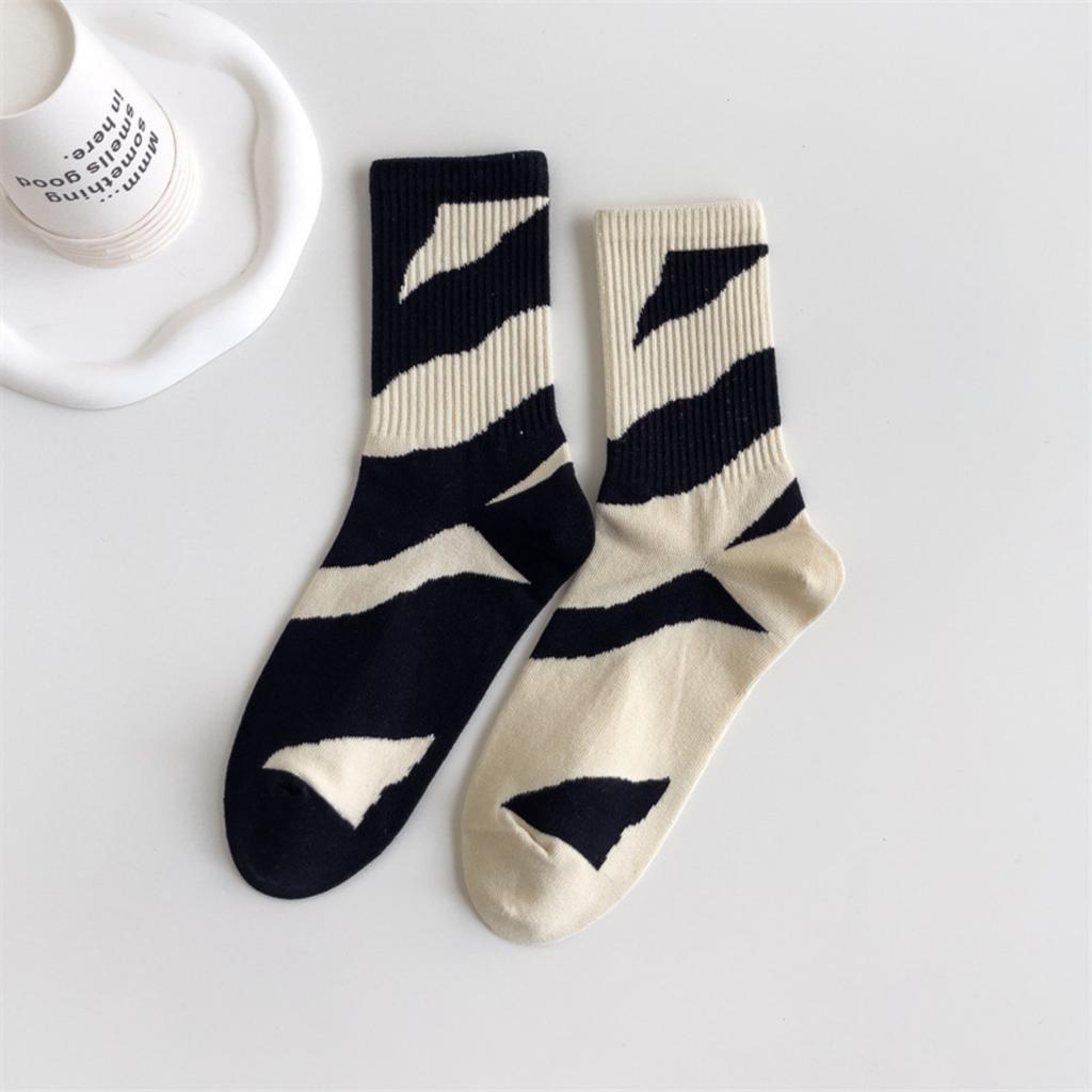 Asymmetric Long Socks Couple Sports Socks