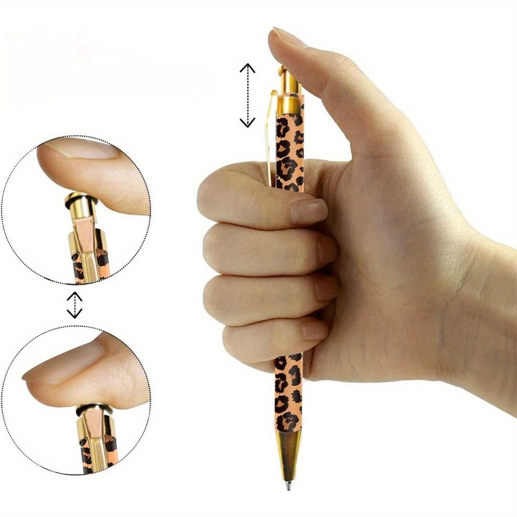 1pc Writing Pen With Retractable Journal Pen For Men And Women Office Supplies Valentine's Day Gift  Back To School, School Supplies