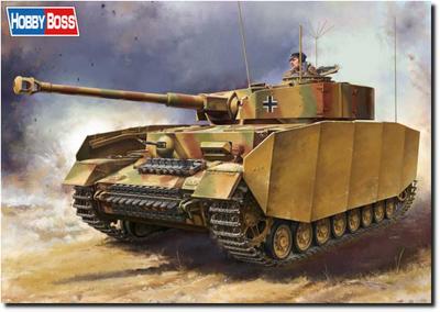 Hobby Boss Série Veículos de Combate Panzer IV J Alemão Kit Modelo de Plástico 84842 1/48 Ausf. (Tanque)