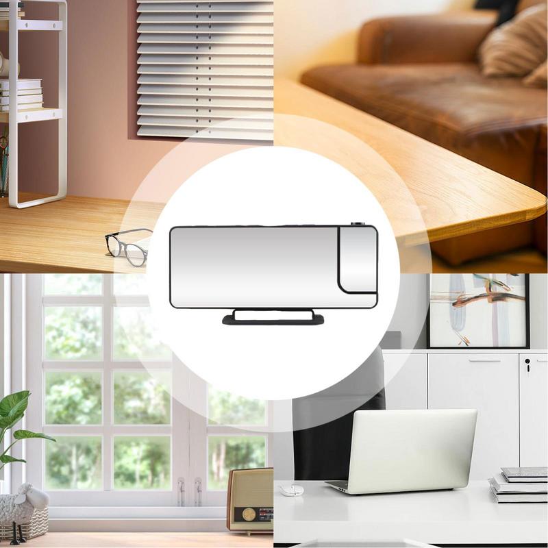 Colorful Projection alarm clock multifunction Intelligent luminous clock Bedroom digital clock for Bedside Nightstand Desk