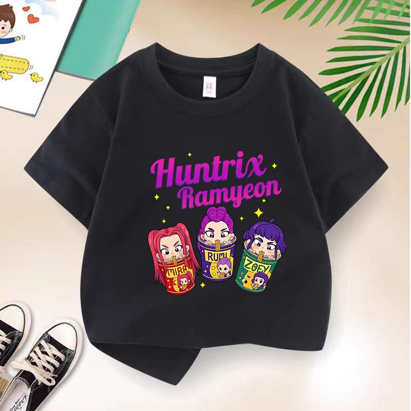 Kpop The Witch Hunt Team Turtle Planet Witch Hunter Group Short-Sleeve Peripheral Printed T-Shirt