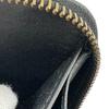 Louis Vuitton M90075 Round Zip Wallet Vernis PVC Purse Black PVC Used