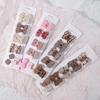 10 ks Bowknot Baby Girl Vlásenka Kvetinová kockovaná Bodka Detské sponky do vlasov Pokrývky hlavy Roztomilé mini detské barretky Doplnky do vláskov pre bábätká