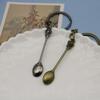 Mini Spoon Keychain Lightweight Teaspoon Pendant Key Ring for Filling Salt Vials Outdoor Camping Hiking Use