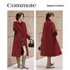 Timeless Elegance Women's Mid-Length Wool Blend Coat