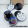 For MINI BMW F20 E36 E46 X6 M4 E60 G01 G20 X3 X5 7PS-new Model 7Pcs Car Hood Rear Emblem Steering Wheel Stickers Rims Cap Badge