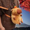 Cute Capybara Plush Doll Cartoon Backpack & Messenger Bag for Kids