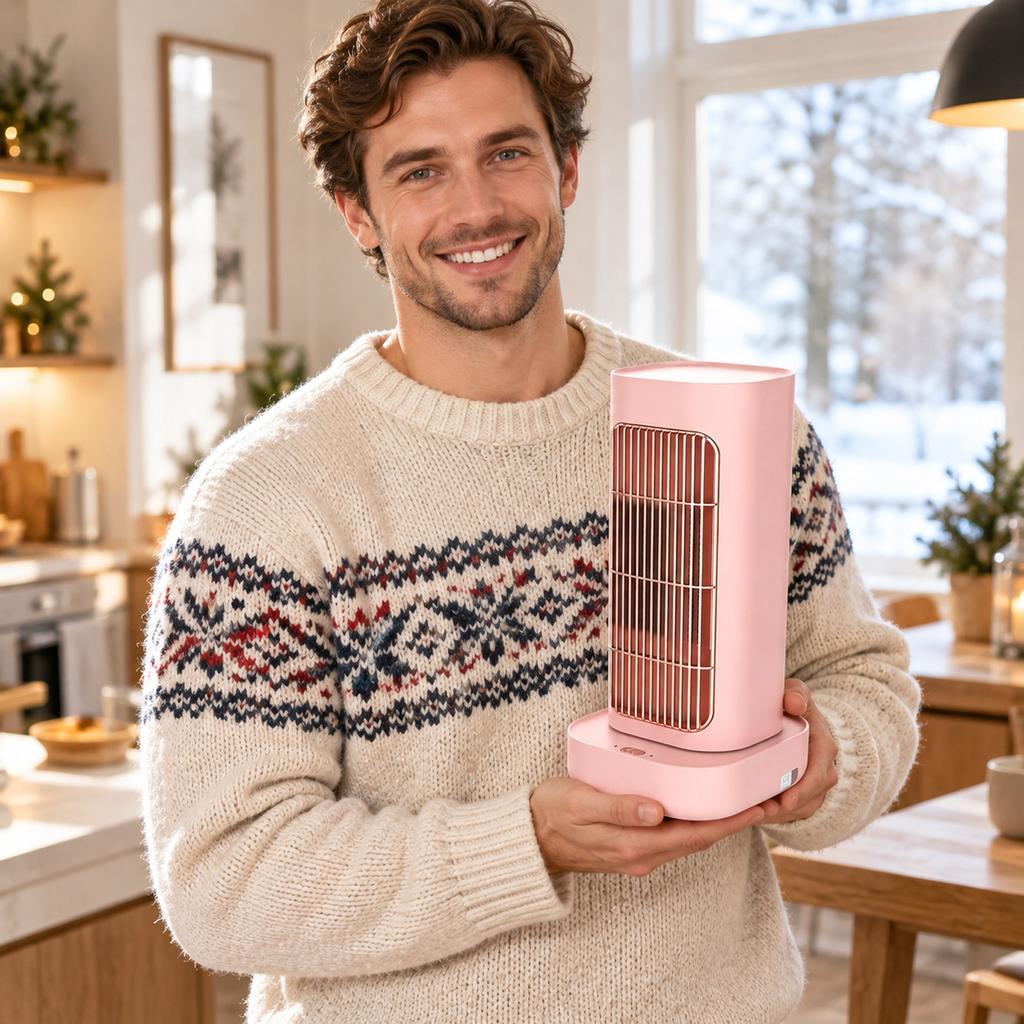 Oscillating Fan Heater for Home Use, Chinese