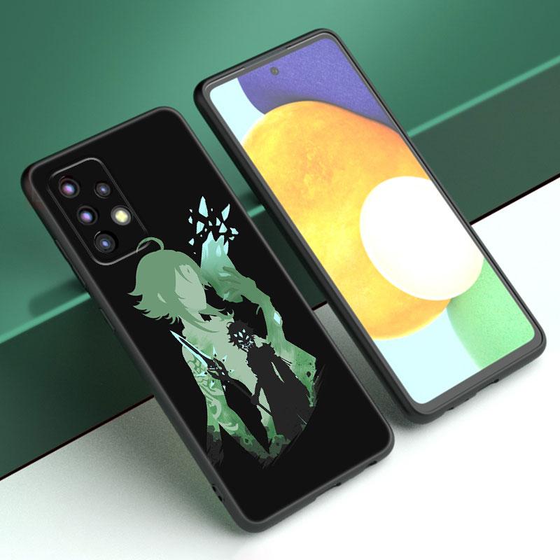 Genshin Impact Anime Phone Case For Samsung A04 A21 A30 A50 A52 S A13 A14 A22 A23 A32 A53 A73 5G A11 A12 A31 A33 A51 A70 A71 A72