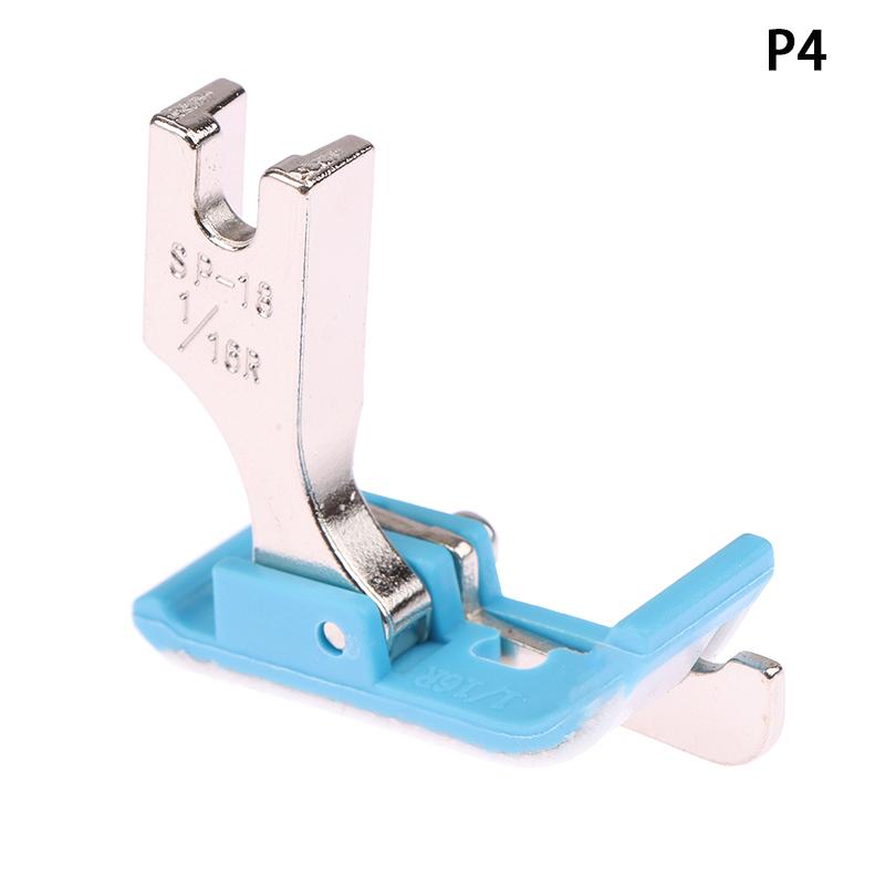 1 PZ Piedino premistoffa per bordo in plastica SP-18 piedino premistoffa per linea incorporata macchina piana piedino premistoffa per bordo tendine di manzo in plastica accessori per cucito