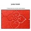 Heavy-Duty Red Embossed Anti-Slip PVC Runner Carpet