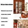 100 Stück/Set Selbstklebende Aufkleber Cartoon-Aufkleber PVC-Aufkleber Hübsche Aufkleber Ästhetische Aufkleber für Scrapbooking