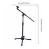 Tripod Audio Capture Device Holder Stand Sturdy Metal Instrument Mic
