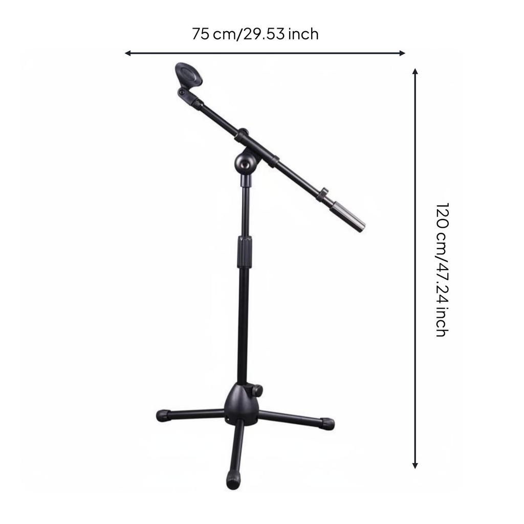Tripod Audio Capture Device Holder Stand Sturdy Metal Instrument Mic