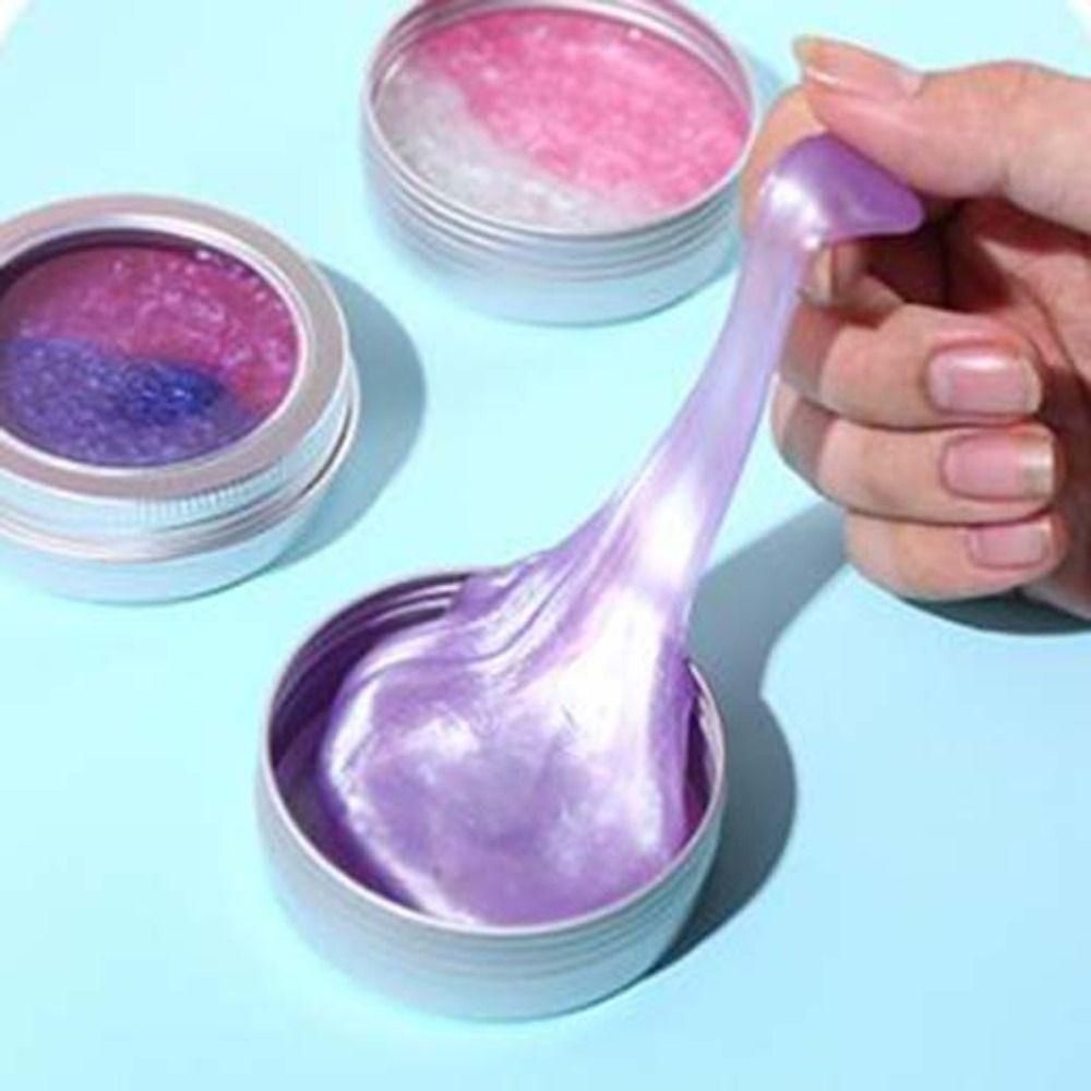 Crystal Clear Liquid Crystal Slime Transparent Crystal Bouncy Slime Toy Creative Crafts