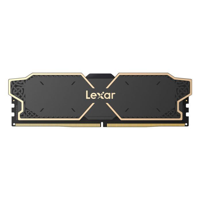 Barrette Mémoire - LEXAR THOR - DDR5 6000 - CL38 1.3 V - 32 Go (2x 16 Go) - Dissipateur thermique - Noir