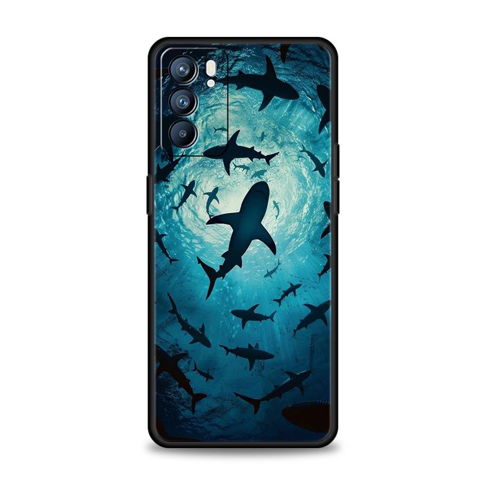 Scuba Diving Phone Case For Oppo A54 A53 A52 A15 A95 A16 A78 A79 A80 A98 4G Find X5 X6 Reno10 12 13 F Pro 5G Cover