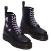 DR. Martens Leder Herz Colorblock Kurze Stiefel Damenstiefel Schwarz 31882150