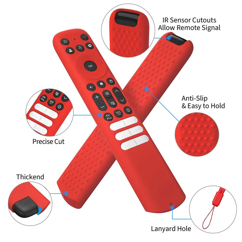 Silicone Protective Case for TCL RC902V Remote Control Smart TV Protective Cover Sleeve For TCL-RC802NU1 Full Package Protective