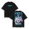 2026 Hot Sale Bleach Washed T-Shirt Oversized Anime Manga Street Y2k T-shirts Men Women Heavy Cotton Short Sleeves Female Male Loose Clothing Top