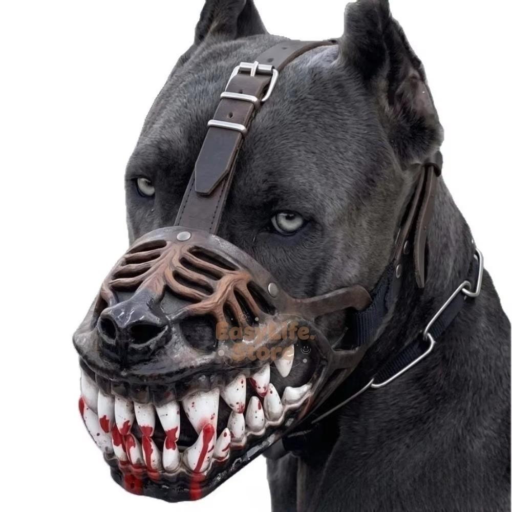 Breathable Hell Hound Muzzle Hell Hound Style Monster Pet Muzzle New Dog Monster Muzzle for Dogs