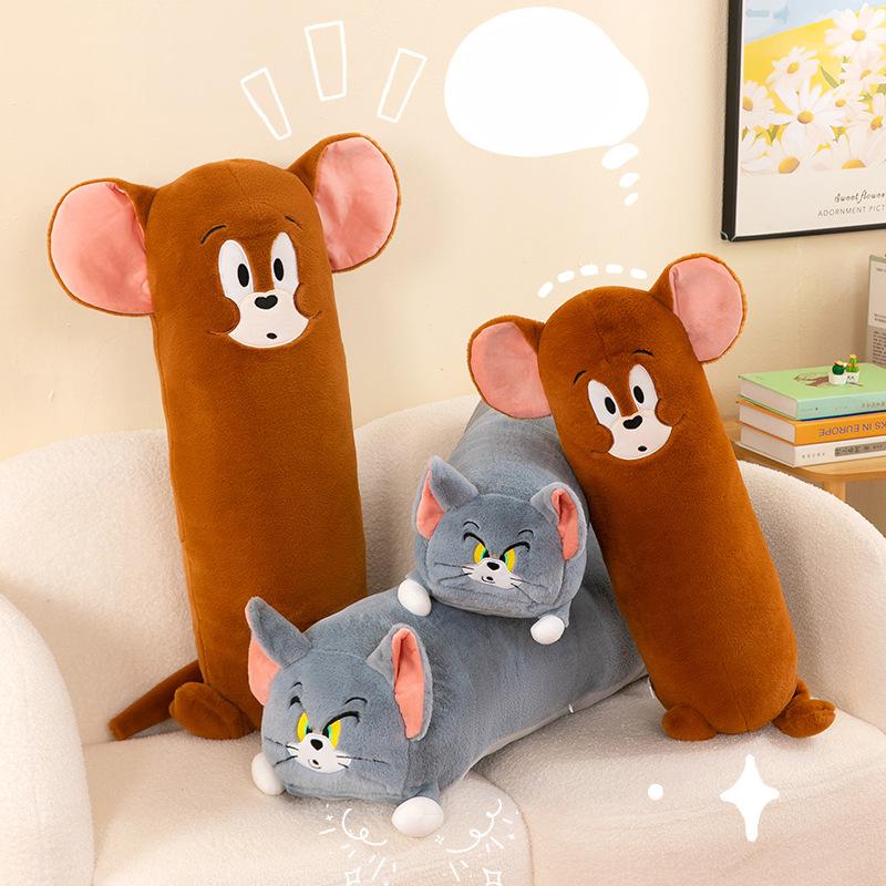 Cat and Mouse Plush Nap Pillow Cartoon Cute Tom Cat Doll Doll Office Sofa Bed Pillow