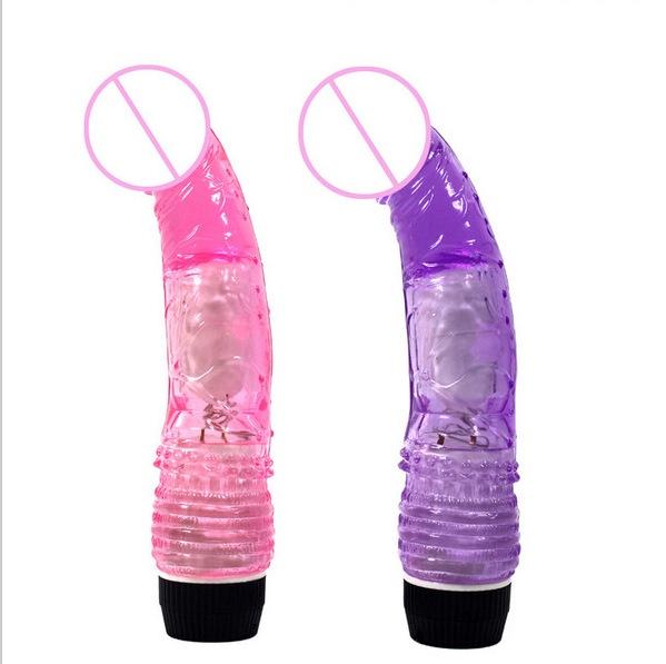 Premium Quality Single Shock Simulation Crystal Penis Tpe Fake Penis For Ultimate Pleasure