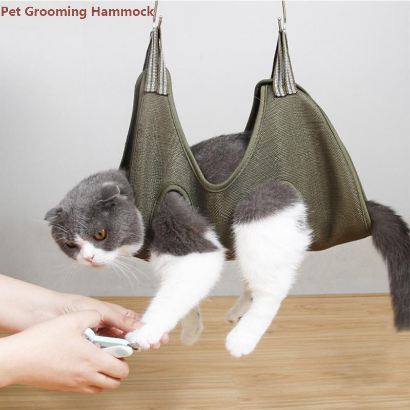 Pet Grooming Hammock Cat Dog Nail Trimmer Small and Medium Cat and Dog Cleaning Supplies Cat Hammock