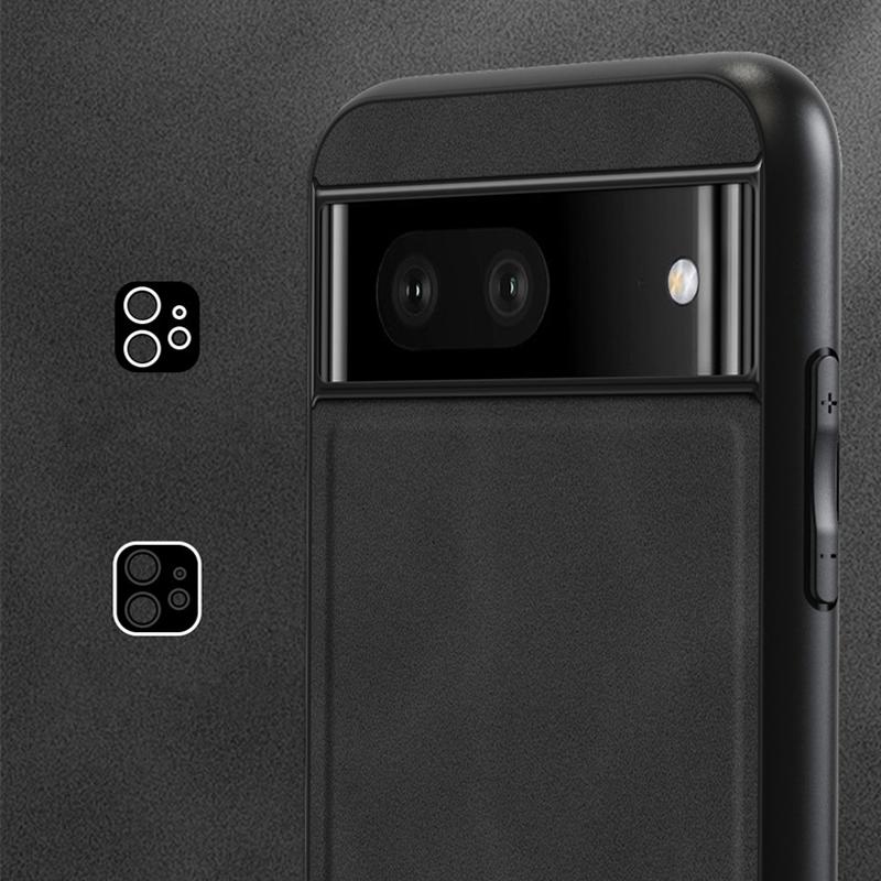 Pouzdra Pro Google Pixel 9 Pro XL Magnetické Matné Kožené Pouzdro na Telefon Pro Pixel 8 7 Pro 8A 7a 6 9 Pro Měkký Silikonový Nárazník Kryt Ochrany Objektivu Fotoaparátu