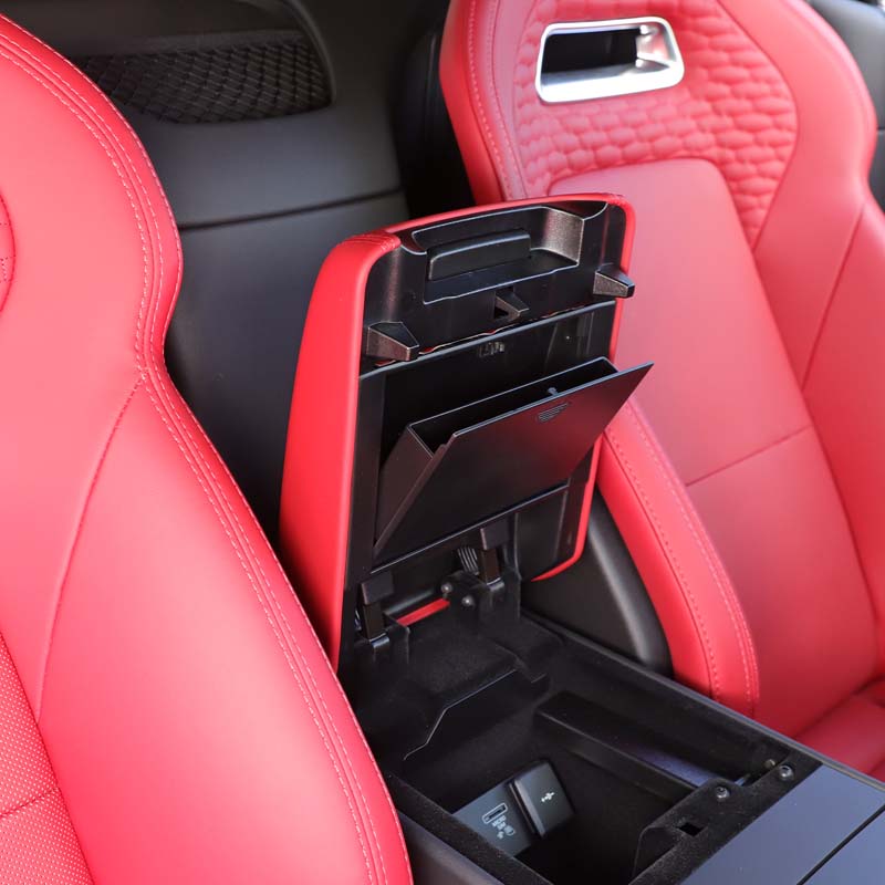 For Jaguar F-TYPE 2013-2026 ABS Black Car Center Console Armrest Box Storage Box Privacy Storage Box Car Interior Accessories