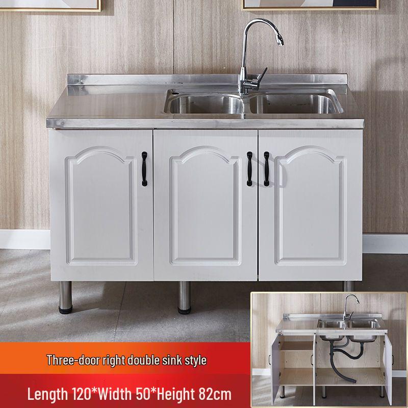 Economical Stainless Steel Kitchen Cabinet for Rental Homes