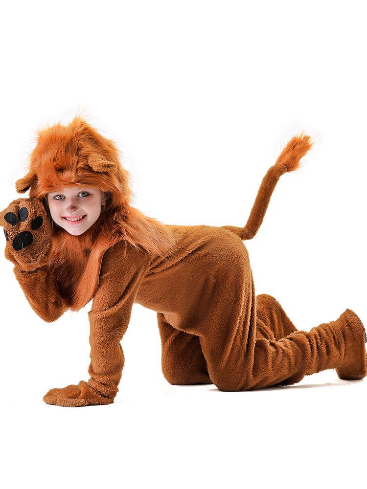 The Wizard of Oz Lion Parent-Child Stage Costume - Adult & Kids Lion King Outfit