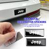 Car Trunk Body Sticker Aluminum Alloy Emblem Auto Stickers For Cherokee Patriot Liberty Wrangler JK JL Commander